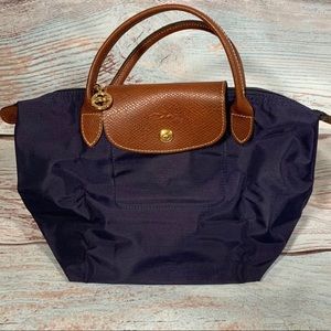 NWOT Small Navy Blue Longchamp Lepliage